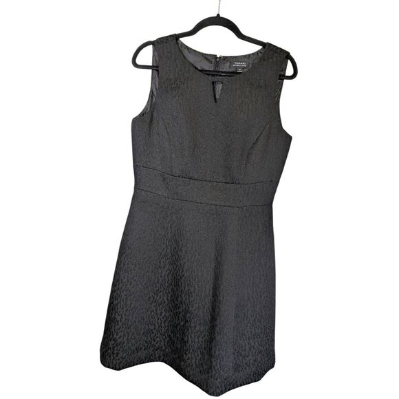 Tahari ASL Black Sleeveless Fit and Flare Dress Women's 10 - Picture 1 of 4